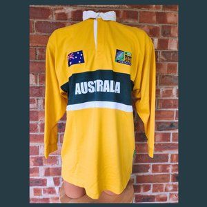 AUSTRALIAN WALLABIES 2003 RWC LONG SLEEVE JERSEY MEN'S MEDIUM